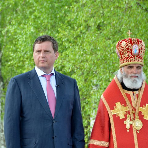 XVIII Волжский крестный ход стартовал от истока Волги. 28.05.2016-16