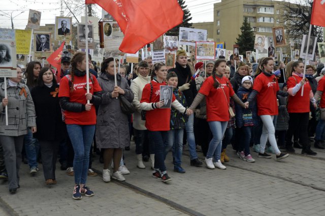 &quot;Бессмертный полк&quot; в Твери. 09.05.2017-7