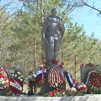 Под Ржевом открыт памятник Неизвестному солдату