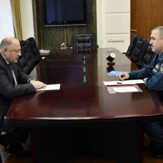 Состоялась встреча председателя Законодательного Собрания с начальником ГУ МЧС России по Тверской области