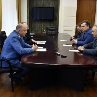 Состоялась рабочая встреча Сергея Голубева с президентом Торгово-промышленной палаты РФ Сергеем Катыриным