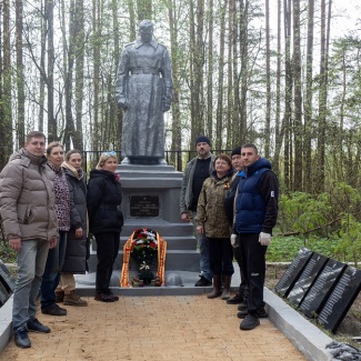 Братская могила приведена в порядок