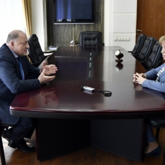 Сергей Голубев провел рабочую встречу с сенатором Российской Федерации Людмилой Скаковской