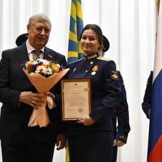 В Военной академии ВКО им. Г.К. Жукова прошло торжественное мероприятие, посвященное Дню защитника Отечества