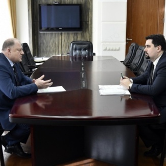 Сергей Голубев провел рабочую встречу с региональным бизнес-омбудсменом Антоном Стамплевским