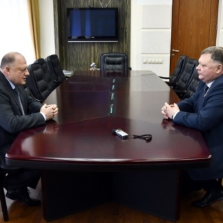 Сергей Голубев провел рабочую встречу с председателем Тверской городской думы Евгением Пичуевым